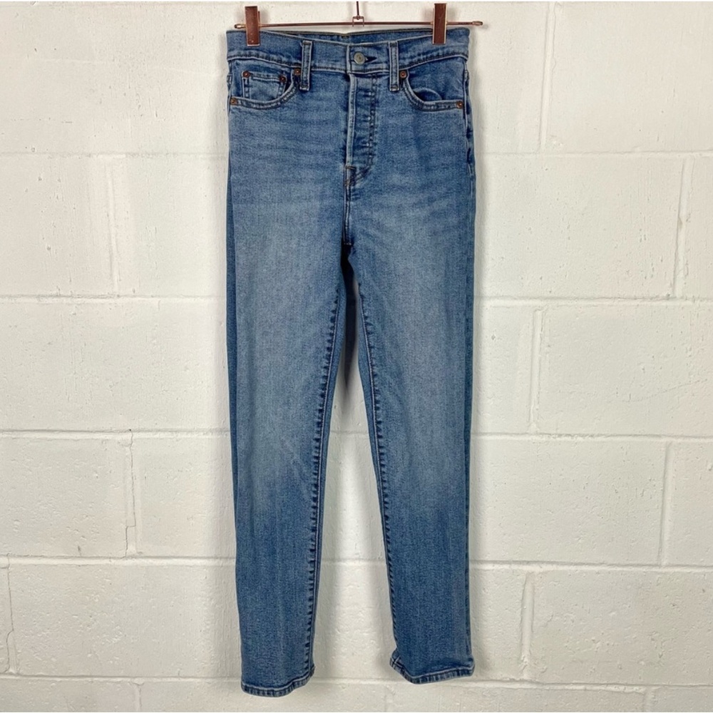 Levi's High Rise Wedgie Straight Blue Women's Jeans